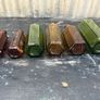 Antique Poison chemist pharmacy bottles set X6 Image 6