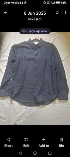 Zara Shirts 1 Black & 1 Navy