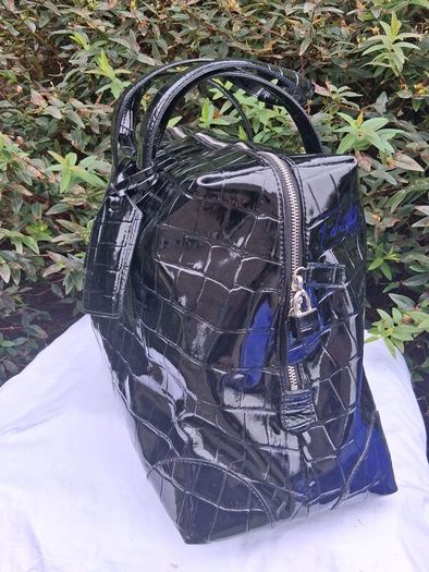 M&S Large Crocodile faux Leather Weekend Bag ( New)