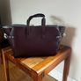 Zara Burgundy  Tote Bag Image 6