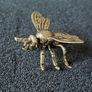 3 brass bees. Solid brass. Image 7