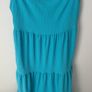 Penneys / Primark Blue Tiered Maxi Dress UK 10 | Summer Holiday Beach Dress Image 3