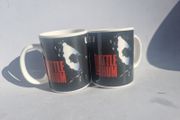 U2 Rattle and Hum mugs x2. Merchandise product.