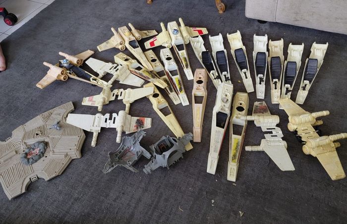 Vintage Original Star Wars toy parts massive lot