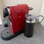 Nespresso Citiz Espresso Coffee Machine with Aeroccino Milk Frother Attached Image 3