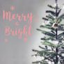 Merry/Bright Decal, Merry & Bright Sticker, Window Decal, Letter Decal, Quotes Wall Decal, Seasons Greetings, Christmas Removable Decal Image 3