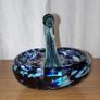 Vintage Murano style glass iridescent swan bowl/ tray Image 4