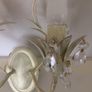 Laura Ashley distressed cream wall light Image 2