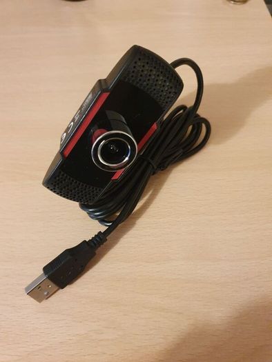 HD 720p PC Webcam Camera with Built-In Microphone for PC or Mac