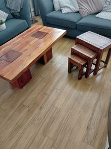 coffee table and matching nest of tables