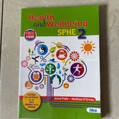 Junior Cycle SPHE    Health and Wellbeing SPHE 2  Includes free e-book code