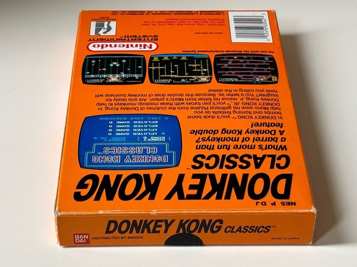 Donkey Kong Classics for Nintendo NES - Boxed