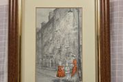 Framed Roisin O Shea Print 1991 Henrietta Street Dublin