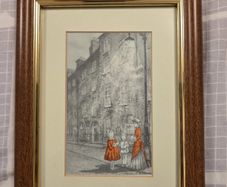 Framed Roisin O Shea Print 1991 Henrietta Street Dublin