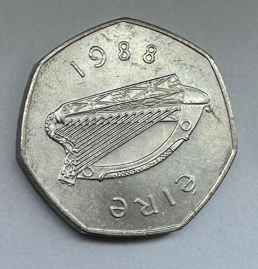 Irish Millennium 50p 1988 EF