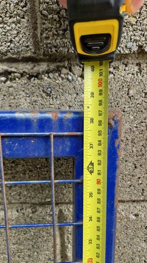 Steel mesh gate - heavy duty