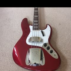 fender jazz bass 2005. OCAR RED RARE
