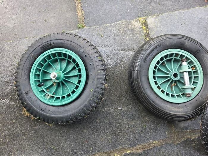 Wheelbarrow Wheels x 2