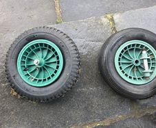 Wheelbarrow Wheels x 2
