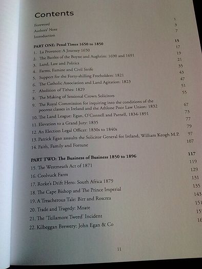 The Egans of Moate and Tullamore Ireland Irish history Westmeath Offaly
