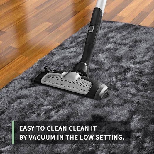 MULTIPLE SIZES AVAILABLE Rugs Living Room 160x230cm, Grey Area Rugs for Bedroom, Washable Anti Slip Extra Large Shaggy Soft Rug Fluffy Modern Floor Carpets Mat Beside Rugs for Kids Living Room