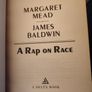 A Rap On Race. By Margaret Mead & James Baldwin. 1972 Paperback Edition In Good Condition. Image 5