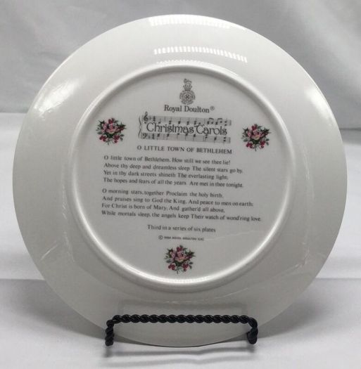 Royal Doulton Decorative Christmas Carols - 3rd of Series - 1985  Plate