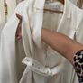 White blazer/cape Image 3