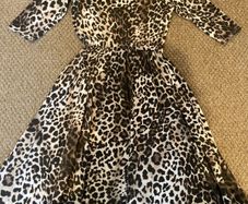 leopard print dress