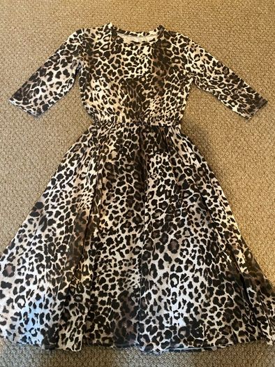 leopard print dress