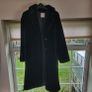 Black fur coat Zara Image 2