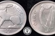 [#2532] - Ireland 1967 | Irish 3d | 3 Pence | Hare | KM.12a | MS
