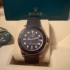 Full Set Rose Gold Rolex Yachtmaster