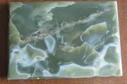Unique Rare Brazilian Dark Green Onyx Plinth / Base
