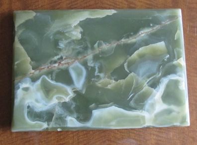 Unique Rare Brazilian Dark Green Onyx Plinth / Base
