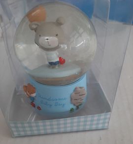New snow globe baby boy in box
