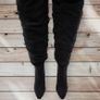 Anna Field Diamante Over The Knee Boots Image 3