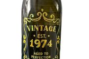 Personalised wine bottle adhesive decal
