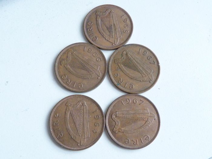 Irish halfpennies
