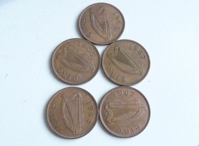 Irish halfpennies