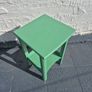 Tiny wooden painted Vintage side table Image 5