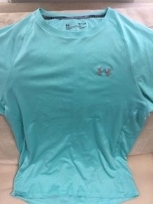 Underarmour mens aqua medium m top