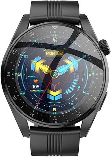 Hoco Y9 - Smart Sports Watch Call Version, Screen: TFT 1.32 Inch, 3.5D Touch Screen, IP68 Waterproof, BT V4.0, Support Multiple Exercise Modes, Heart Rate, 19 Languages - Black