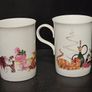 CHURCHILL Mugs 'DIRTY DOGS & FAT CATS' by designer Cherry Denman Fine Bone China Image 3