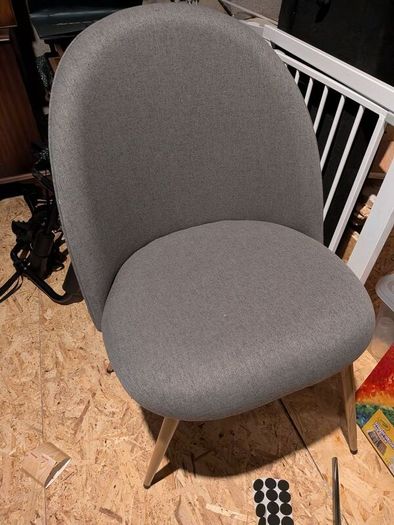 jysk dining chair grey