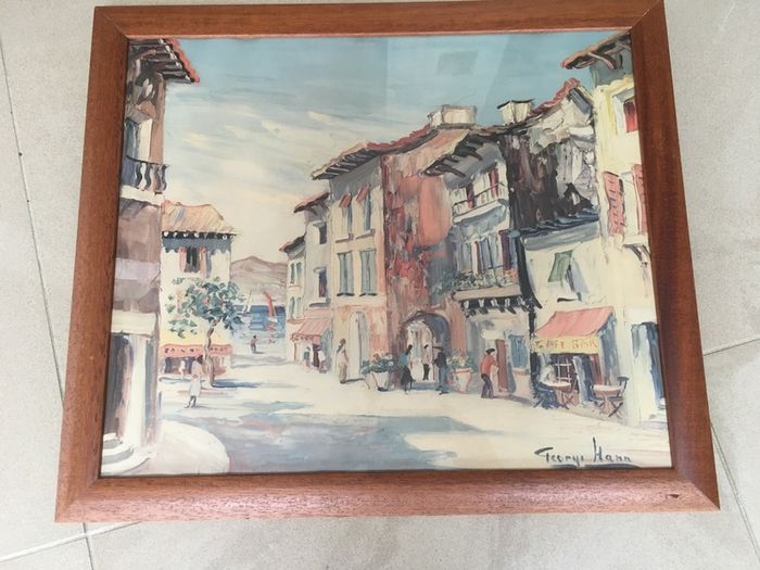 George Hann painting
