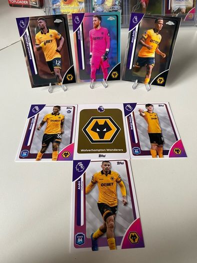 2025/2026 Topps Chrome and premiere league topps cards