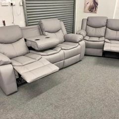 3+2 Valerie Leather Recliner Sofa Set