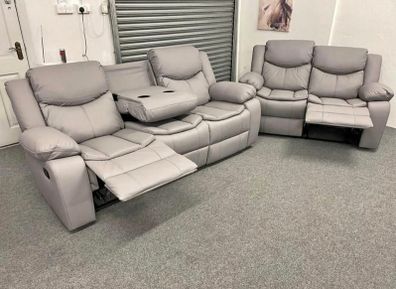3+2 Valerie Leather Recliner Sofa Set