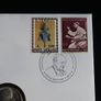 Vatican Silver 1968 Pope Paul VI coin & stamp cover Image 4